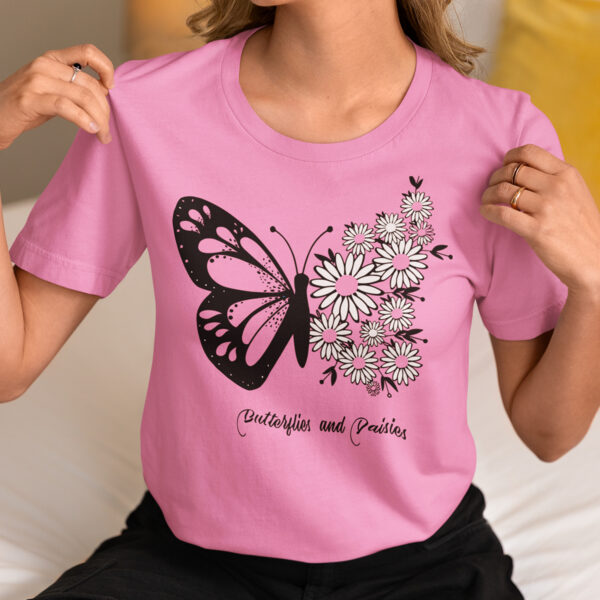 MARIPOSA Y FLORES